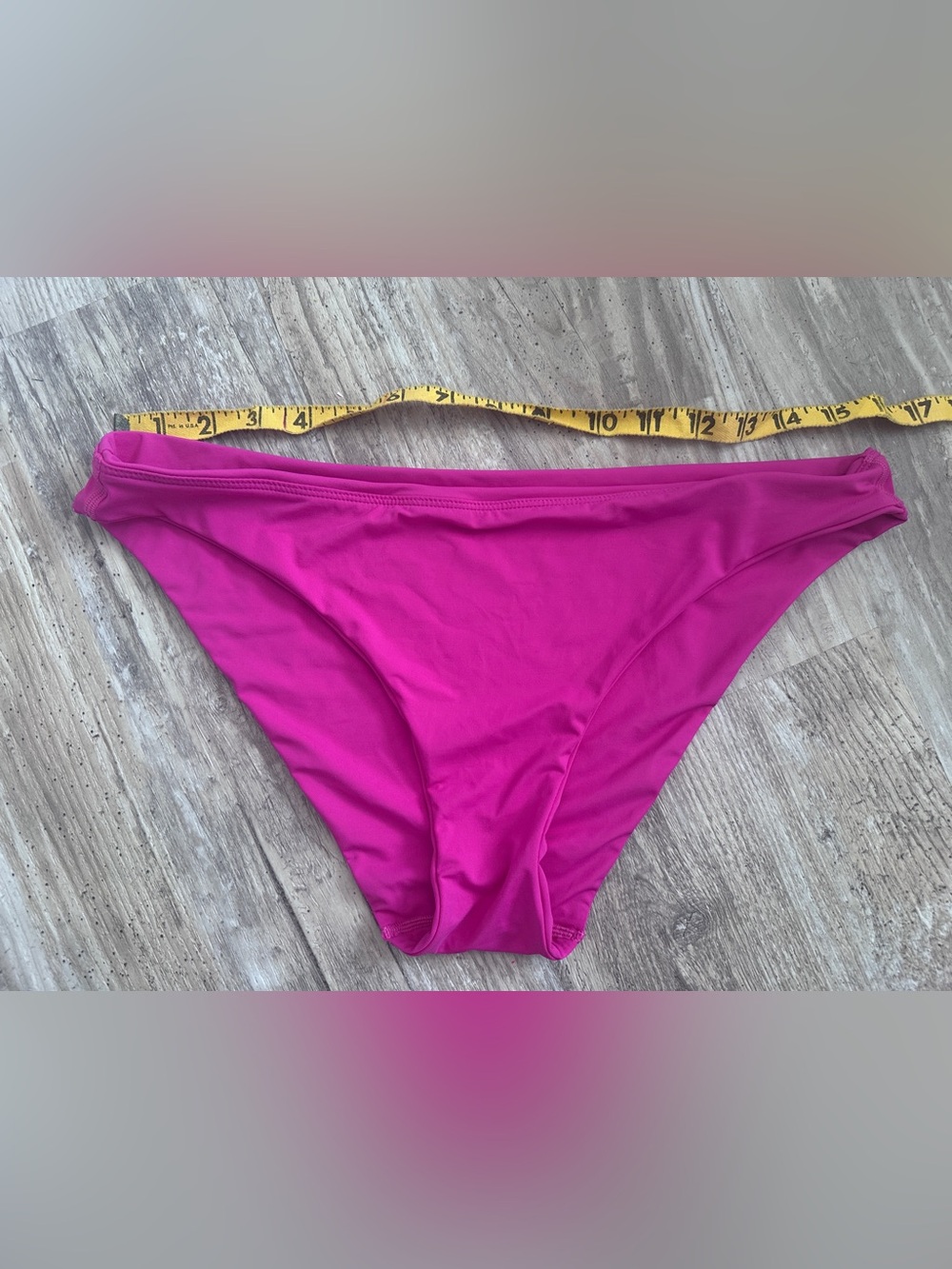 CRZ Yoga Women's Fuchsia Bikini Bottom - Classic Coverage Size Medium